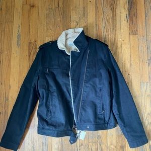 Sherpa jean jacket